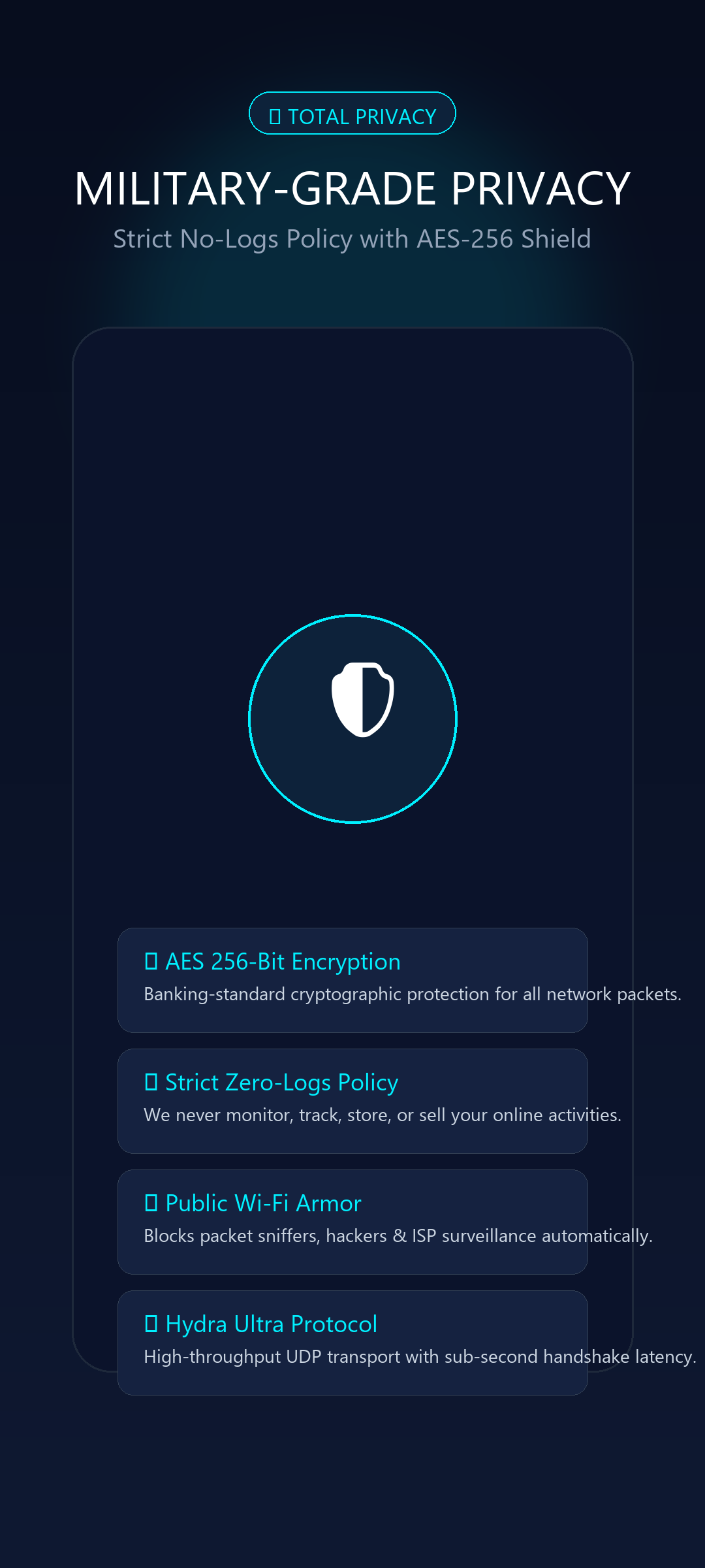 Zero Logs & Security
