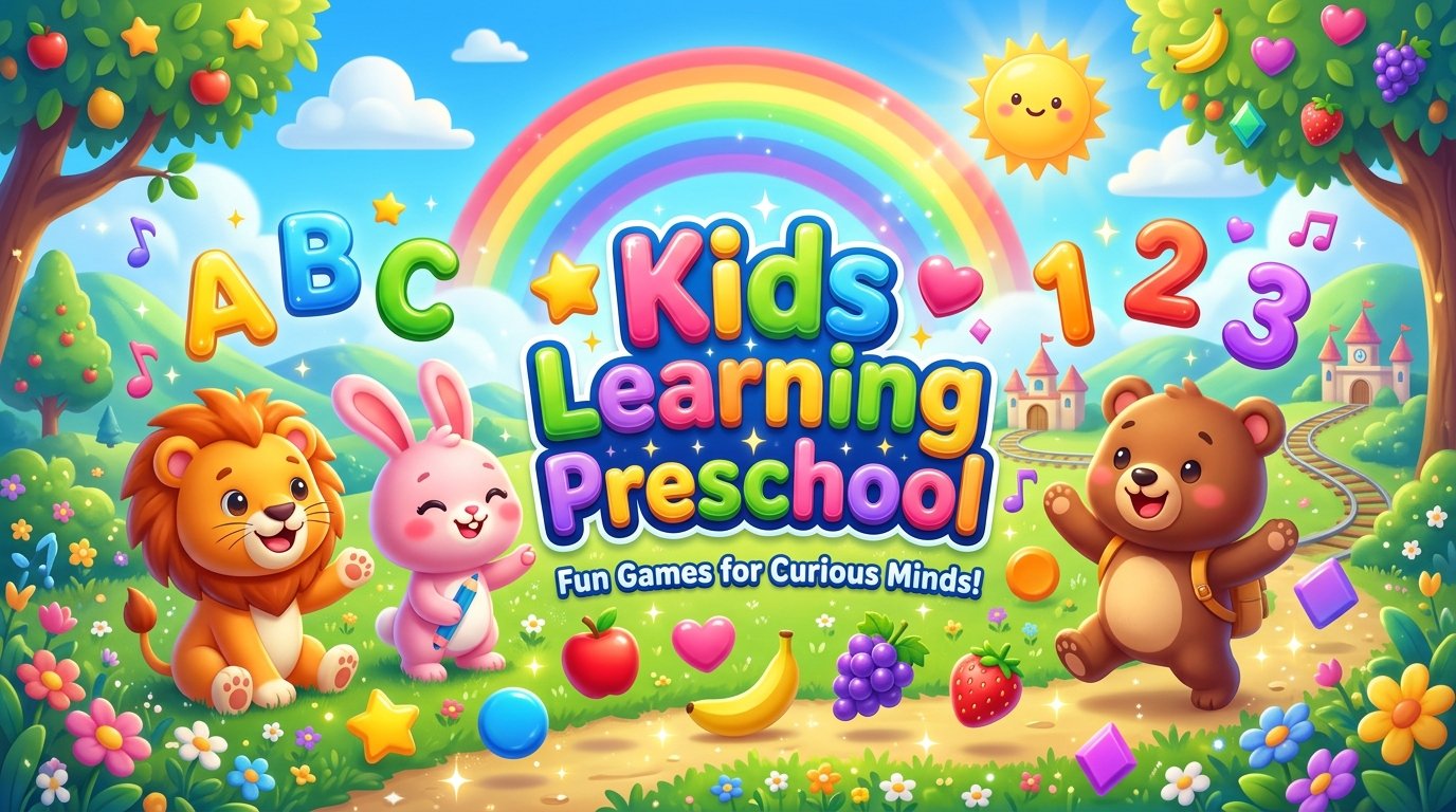 Kids Learning App Feature Banner