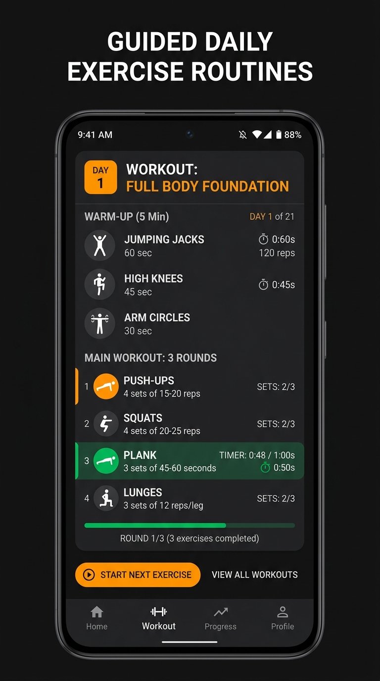 21-Day Workout Library